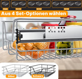 Keukenlade - Telescopische lade - 40 cm - Zilver - KESSER®